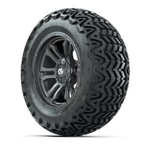 GTW® Shogun Gunmetal 14 in Wheels with 23x10-14 Predator All - 3/4 view