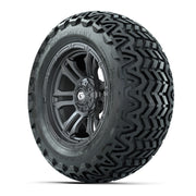 GTW® Shogun Gunmetal 14 in Wheels with 23x10-14 Predator All - 3/4 view