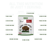 Bison Liver Crisps - 100% Grass-Fed/Finished