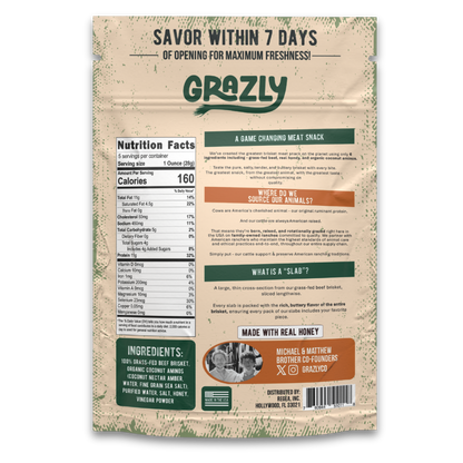 Raw Honey & Coconut Aminos Brisket Slabs