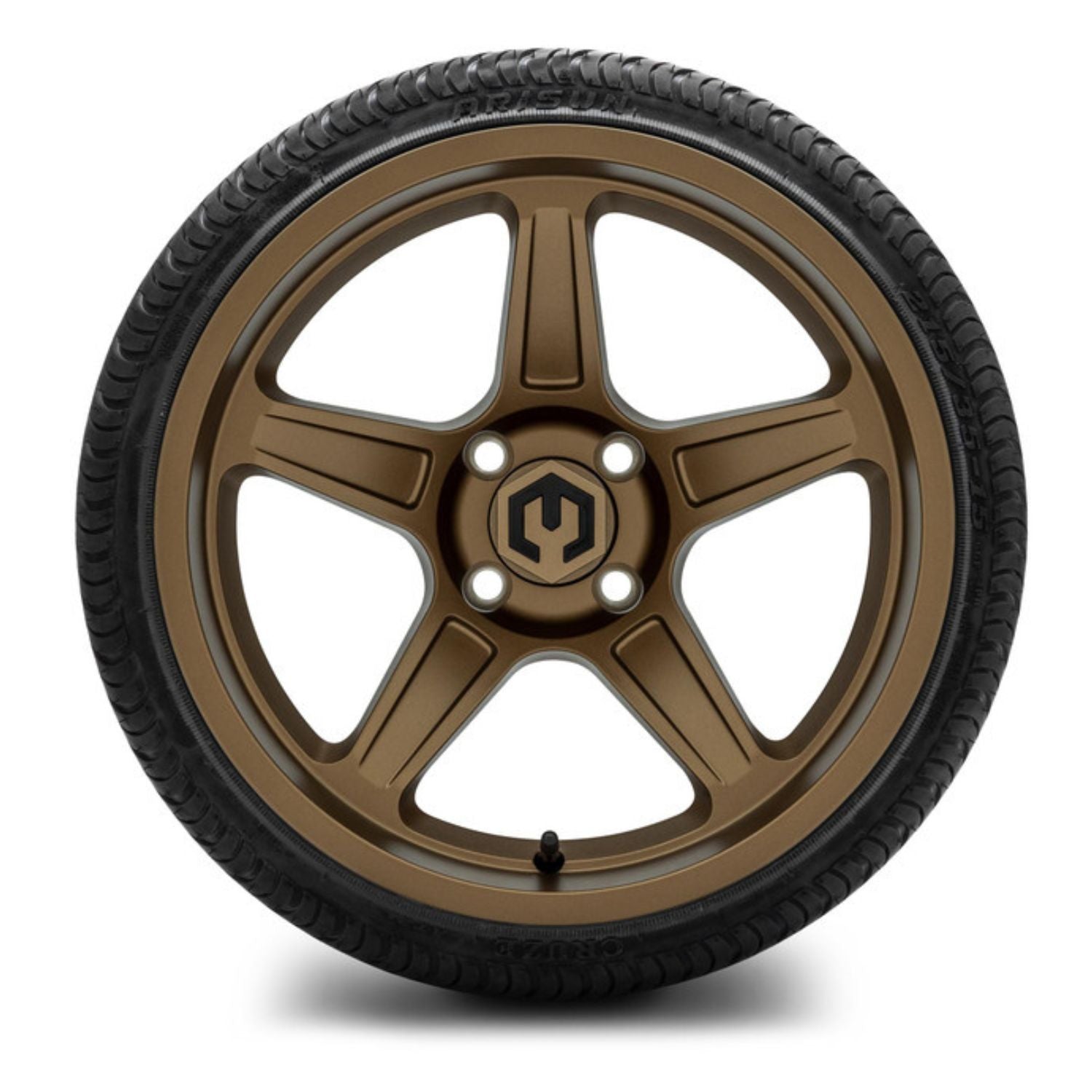 MODZ® 15" Drift Matte Bronze Wheels & Street Tires Combo (Arisun Cruze 215/35-15)
