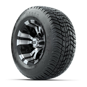 Set of (4) 10 in GTW Vampire Wheels with 205/50-10 GTW Mamba Street Tires
