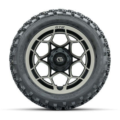 GTW® Nexus Black/Bronze 14 in Wheels with 23X10.00-14 Rogue  - front view