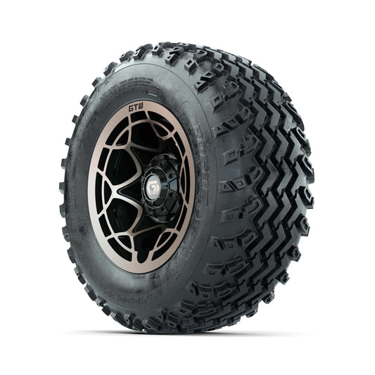 GTW® Nexus Black/Bronze 12 in Wheels with 23X10.00-12 Rogue All-Terrain Tires – Full Set
