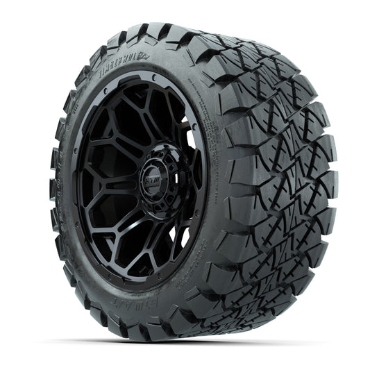 Set of (4) 14 in GTW Bravo Wheels with 22x10-14 GTW Timberwo - 3/4 view