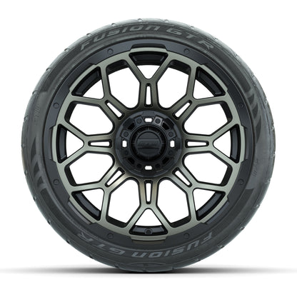 GTW Bravo Matte Bronze 15 in Wheels with 215/40-R15 Fusion G - front view