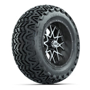 Set of (4) 14 in GTW Vortex Wheels with 23x10-14 GTW Predator All-Terrain Tires