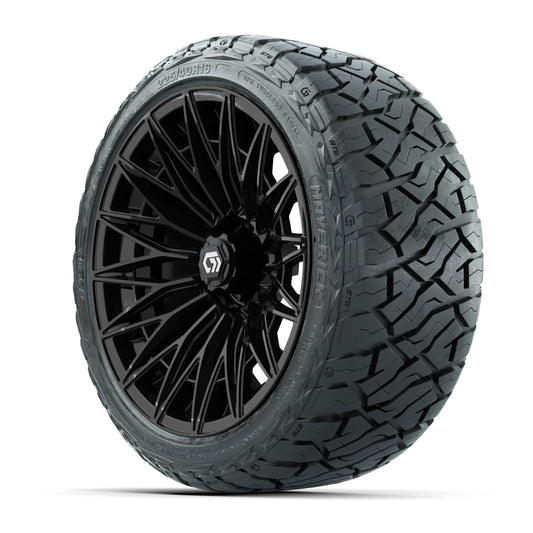 GTW Blur Gloss Black 16 in Wheels with 225/40-R16 Maverick Hybrid Tires – Full Set