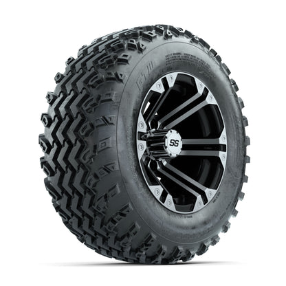 GTW Specter Machined/Black 12 in Wheels with 23x10.00-12 Rogue All Terrain Tires – Full Set