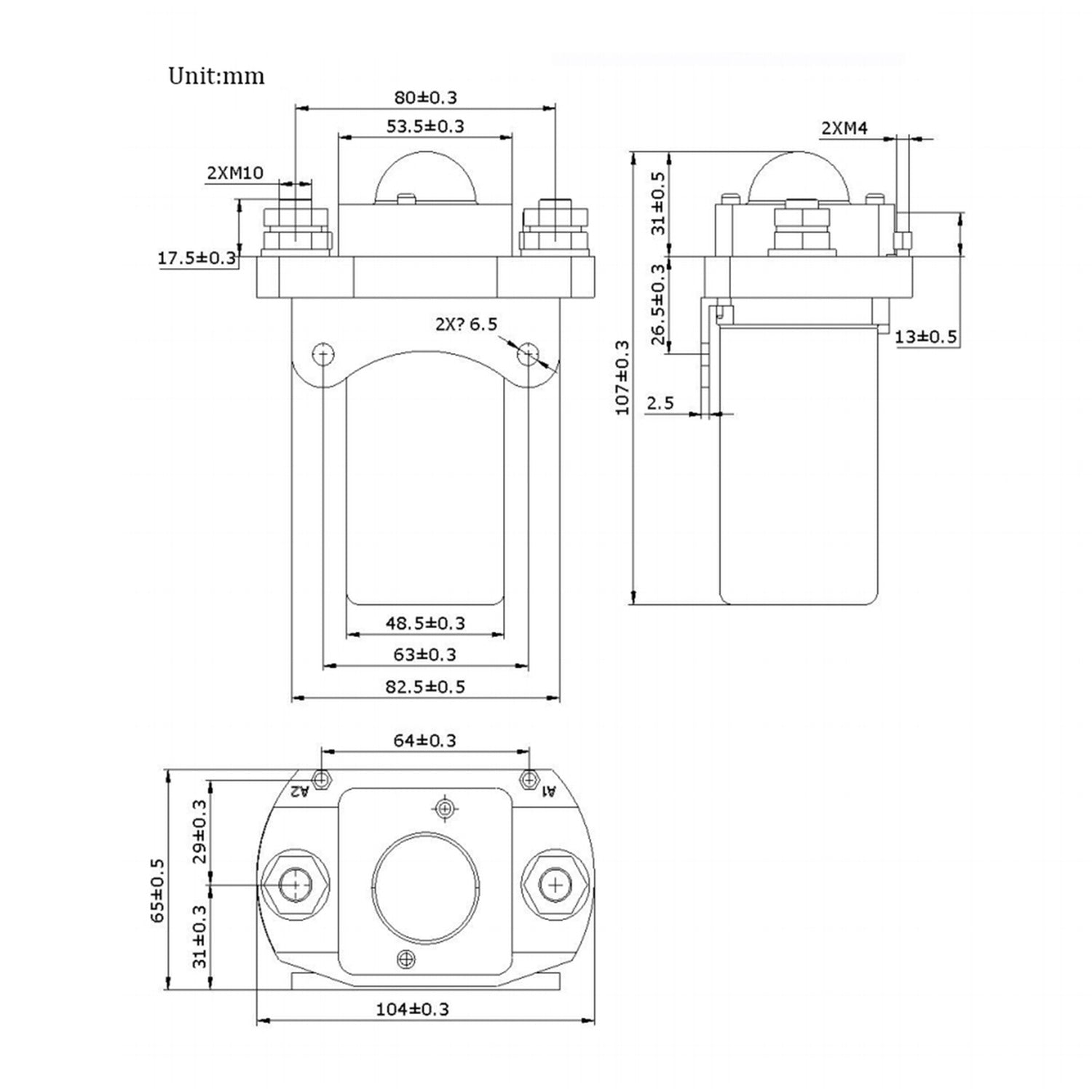 Bolt Energy HD Solenoid 72V