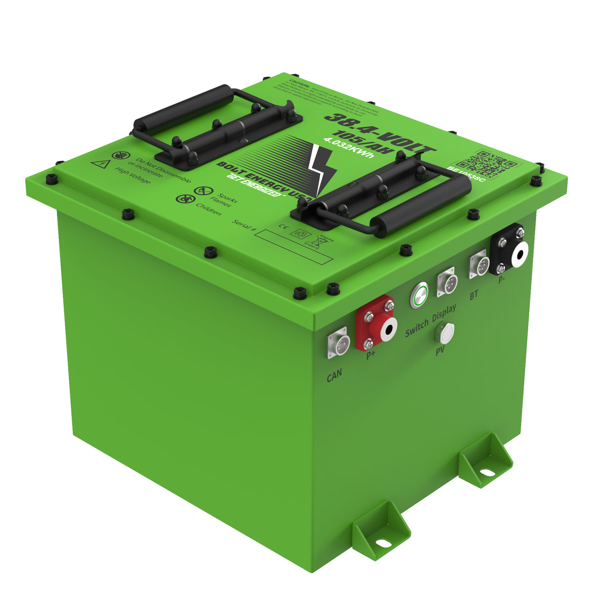 Bolt Energy 38V 105AH Standard Accessory Battery Kit
