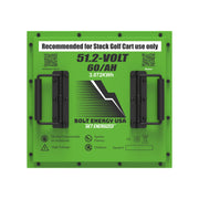 Bolt Energy 51V 60AH Standard Square Accessory Battery Kit