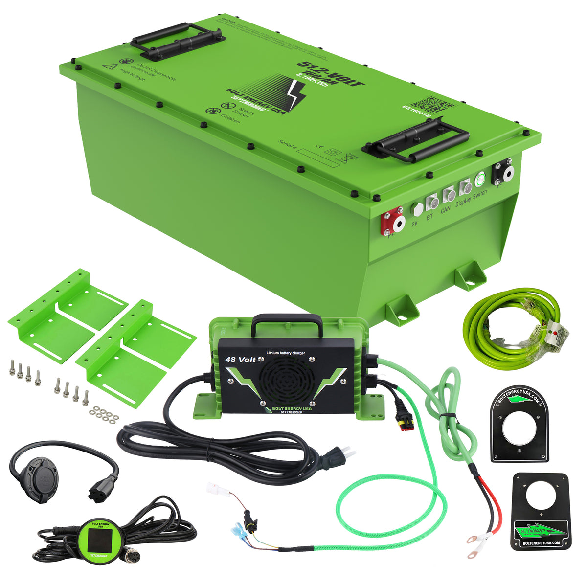 Bolt Energy 51V 160AH Standard Accessory Battery Kit