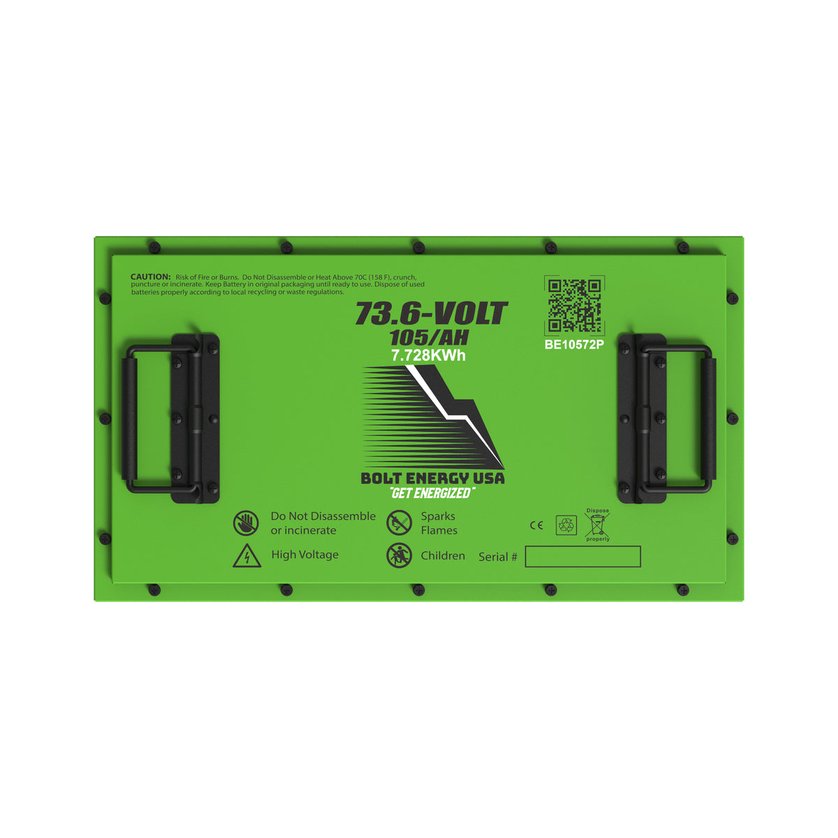Bolt Energy 74V 105AH Standard Accessory Battery Kit