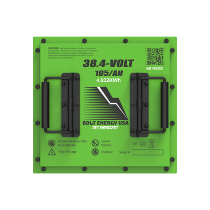 Bolt Energy 38V 105AH Lithium Battery