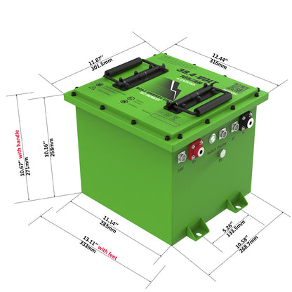 Bolt Energy 38V 105AH Heated Lithium Battery