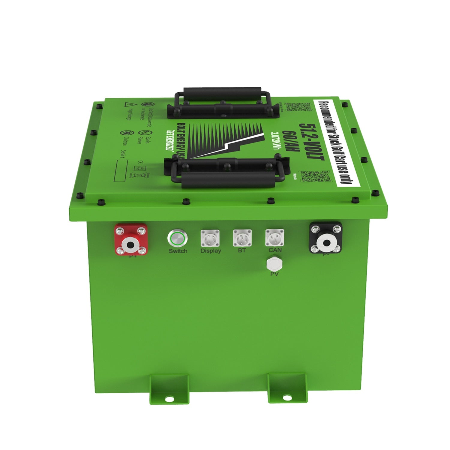 Bolt Energy 51V 60AH Lithium Square Battery