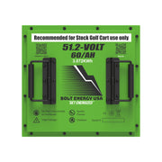 Bolt Energy 51V 60AH Lithium Square Battery