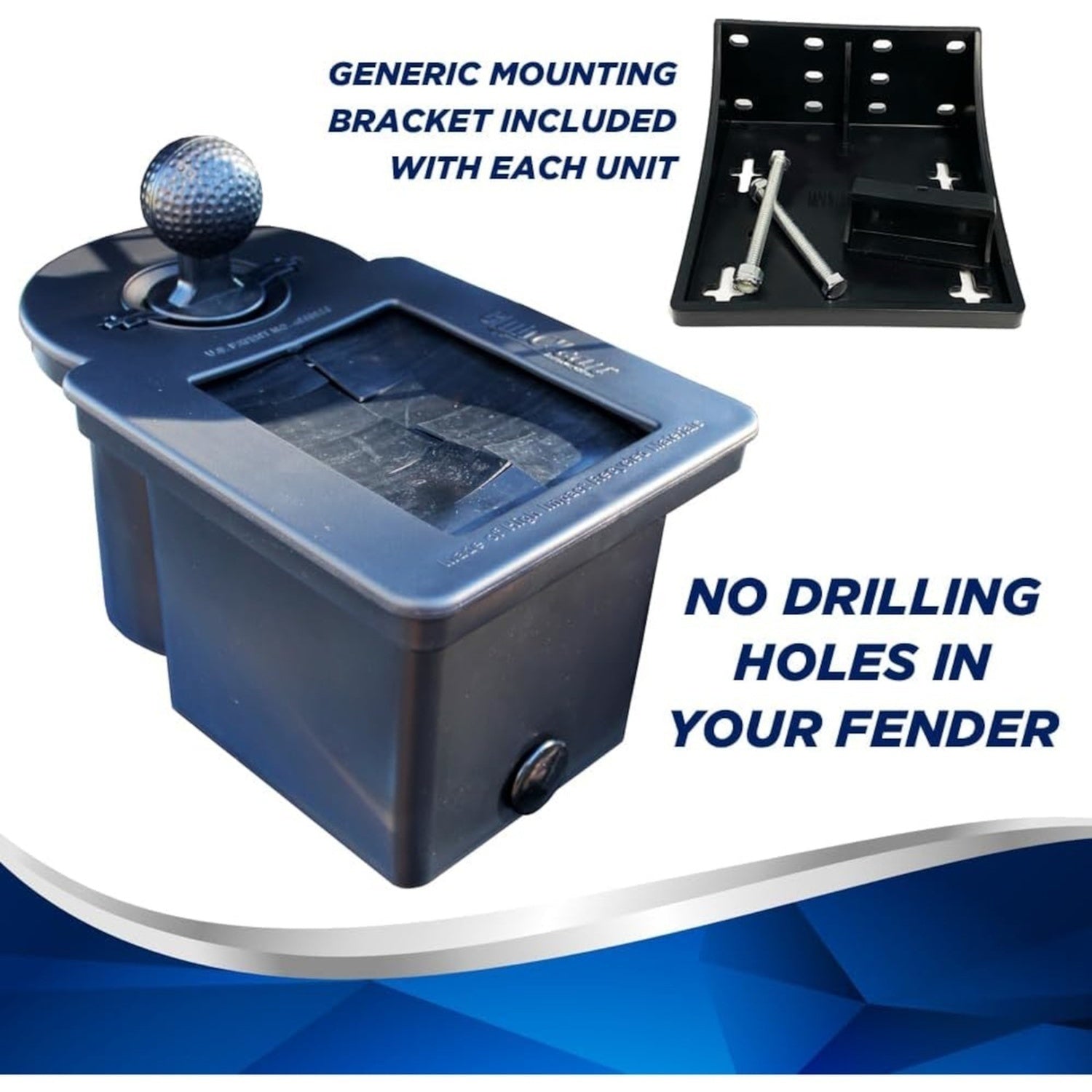 Black Club Clean Club & Ball Washer (Universal Fit)