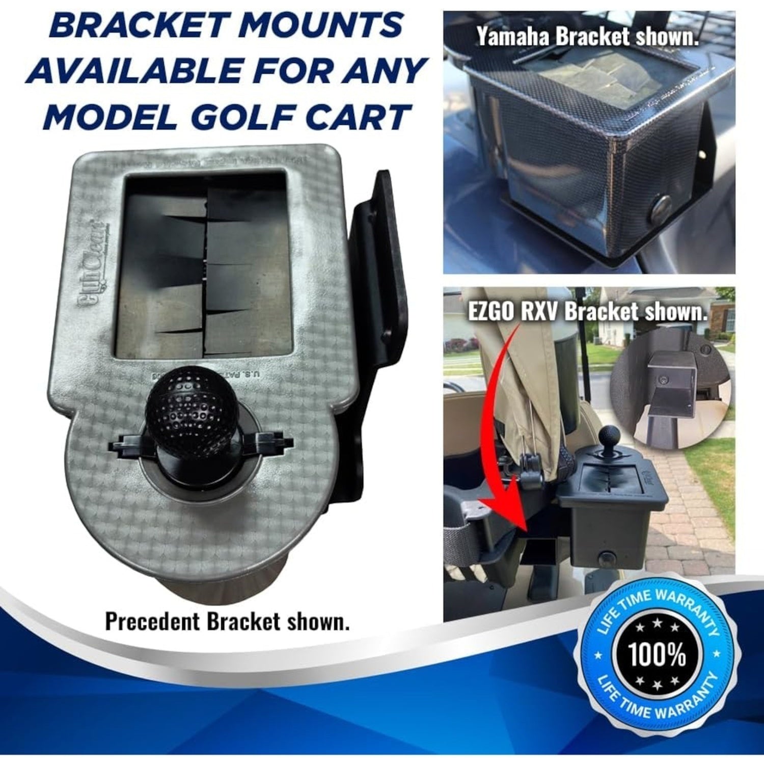 Carbon-Fiber Club Clean Club & Ball Washer (Universal Fit)