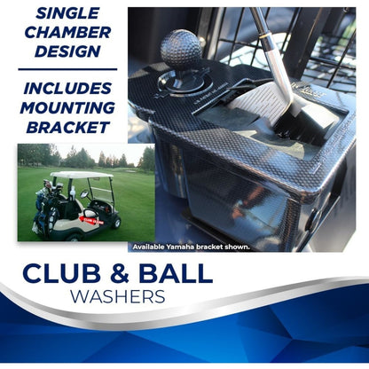 Carbon-Fiber Club Clean Club & Ball Washer (Universal Fit)