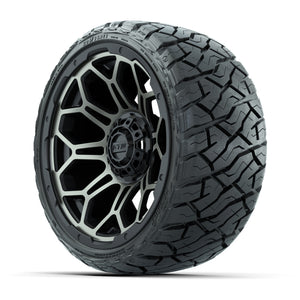GTW Bravo Bronze 14 in Wheels with 205/35-R14 Maverick Low-P - 3/4 view
