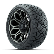 GTW Bravo Bronze 14 in Wheels with 205/35-R14 Maverick Low-P - 3/4 view