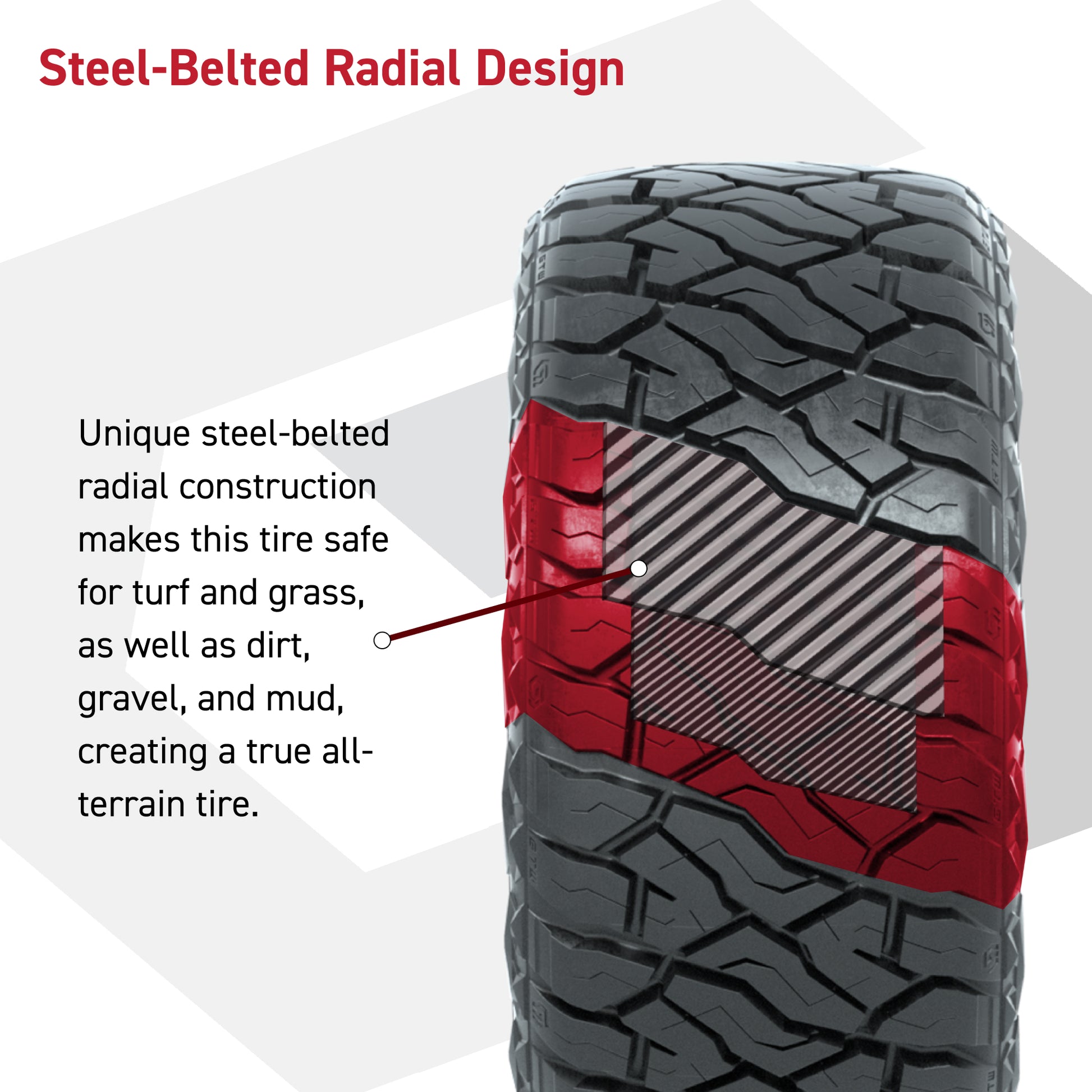 GTW® Maverick Steel Belted Radial Hybrid Tire - 225/40-R16