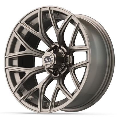 Monaco 16 inch GTW golf cart wheel - Matte Bronze