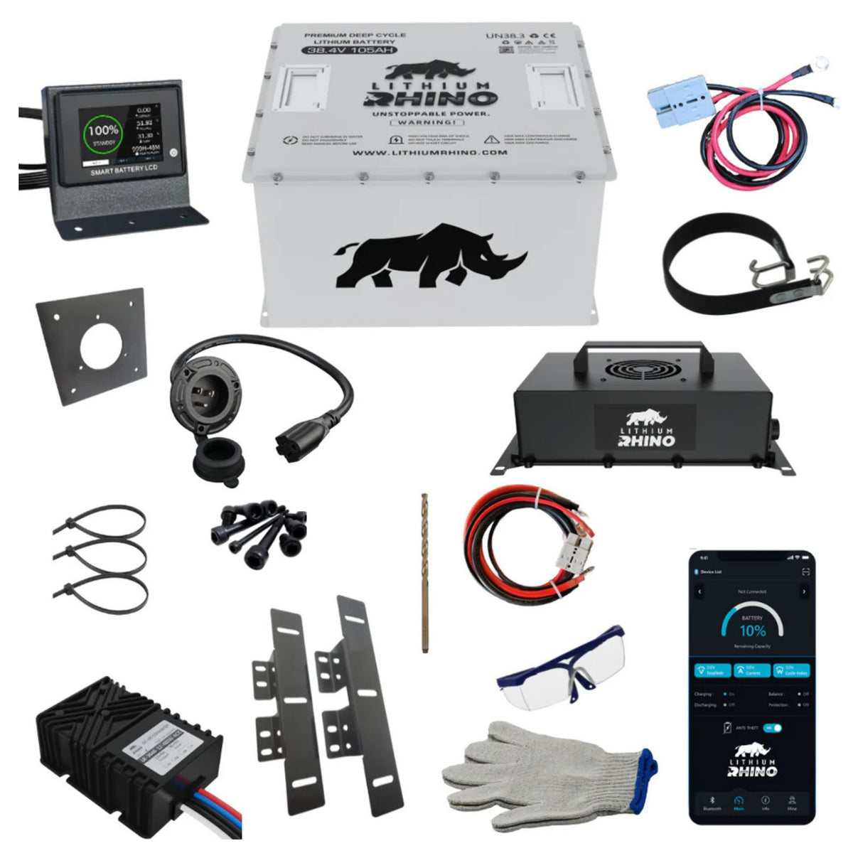 36V 105ah Lithium Rhino Conversion Kit
