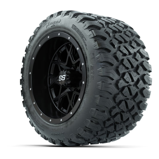 Set of (4) 12 in GTW Vortex Wheels with 20x10-R12 GTW Nomad All-Terrain Tires