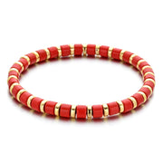 Enamel Stretch Bracelets  - Add Clip Charms