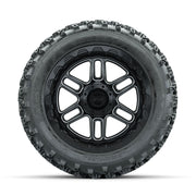 GTW Titan Machined/Black 14 in Wheels with 23x10.00-14 Rogue - front view