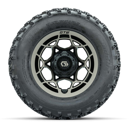GTW® Nexus Black/Bronze 12 in Wheels with 23X10.00-12 Rogue All-Terrain Tires – Full Set