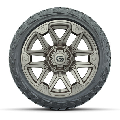 GTW Graffiti Satin Bronze/Black 14 in Wheels with 23x10.00-R - front view