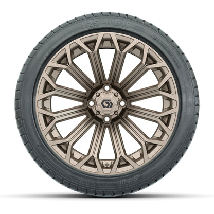 GTW Phantom Matte Bronze 16 in Wheels with 225/40-R16 Mamba Street Tires – Full Set