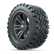 GTW® Shogun Gunmetal 14 in Wheels with 22x10-14 Timberwolf A - 3/4 view
