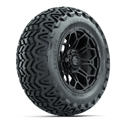 Set of (4) 14 in GTW Bravo Wheels with 23x10-14 GTW Predator All-Terrain Tires