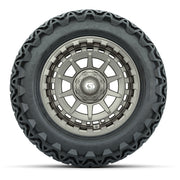 GTW® Barricade Satin Bronze 14 in Wheels with 23x10-14 Preda - front view