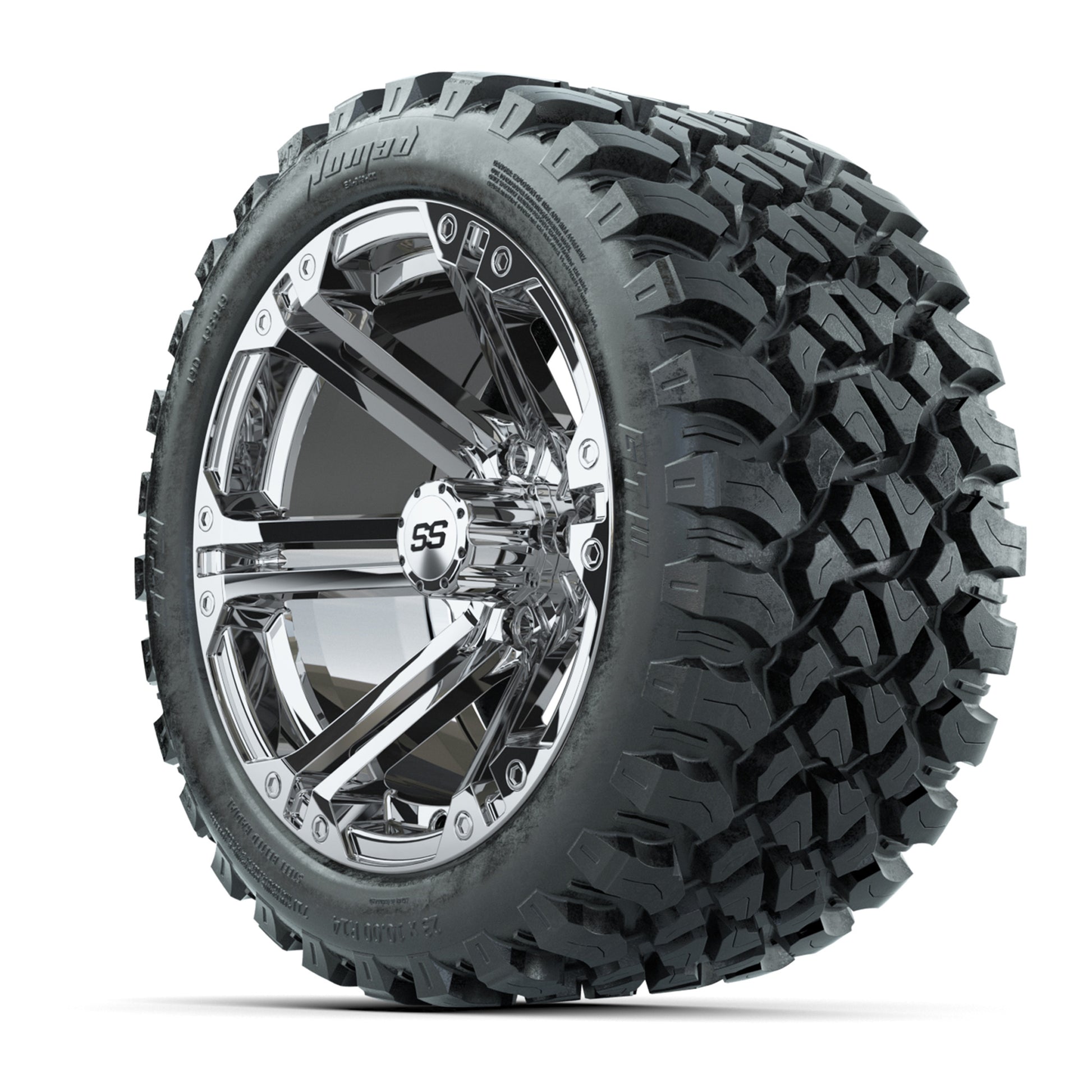 Set of (4) 14 in GTW Specter Wheels with 23x10-14 GTW Nomad  - 3/4 view