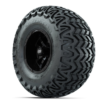 GTW Storm Trooper Black Wheels with 22in Predator A-T Tires - 10 Inch