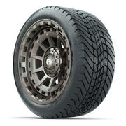 GTW Barricade Bronze 14 in Wheels with 225/30-14 Mamba Stree - 3/4 view