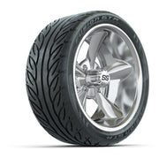 Set of (4) 14 in GTW Godfather Wheels with 205/40-R14 Fusion GTR Street Tires