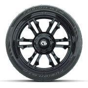 GTW® Shogun Gloss Black 15 in Wheels with 215/40-R15 Fusion  - front view