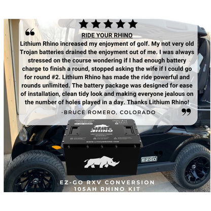 48V 105ah Lithium Rhino Conversion Kit