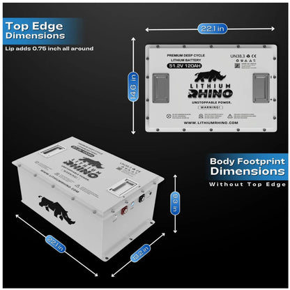 48V 120ah Lithium Conversion Kit- Self Heated