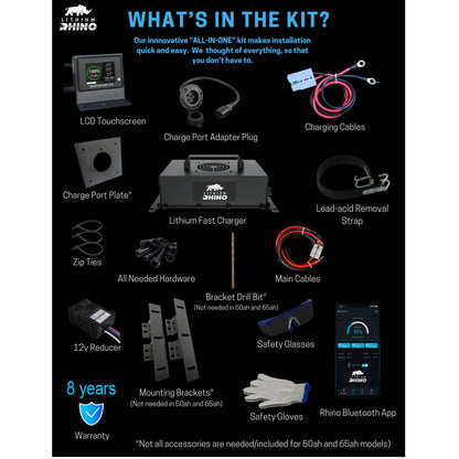 48V 120ah Lithium Conversion Kit