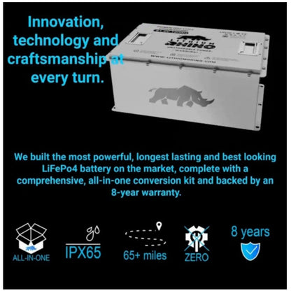 48V 120ah Lithium Conversion Kit