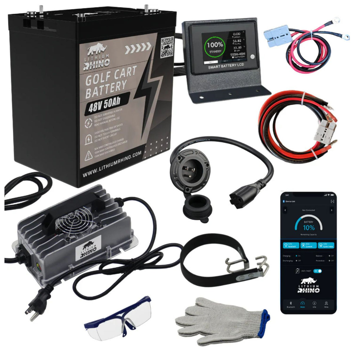 48V 50ah Lithium Rhino Conversion Kit