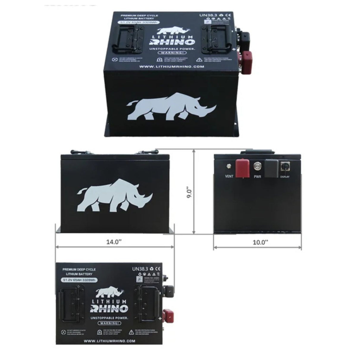 48V 65ah Lithium Rhino Conversion Kit
